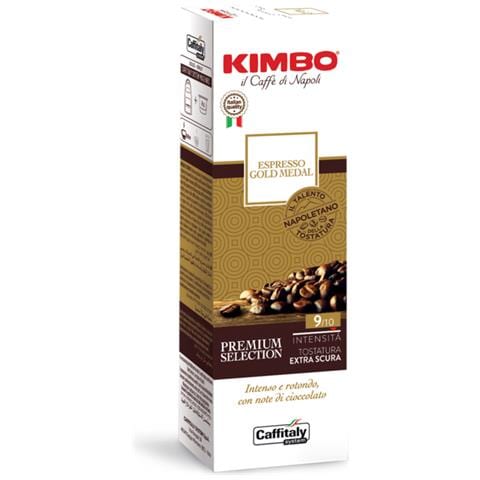 Caffè Kimbo Espresso Gold Metal Confezione 10 Capsule - Foto 1