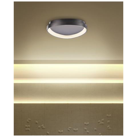 Lampadario A Led Nanding Metallo Nero - Foto 8