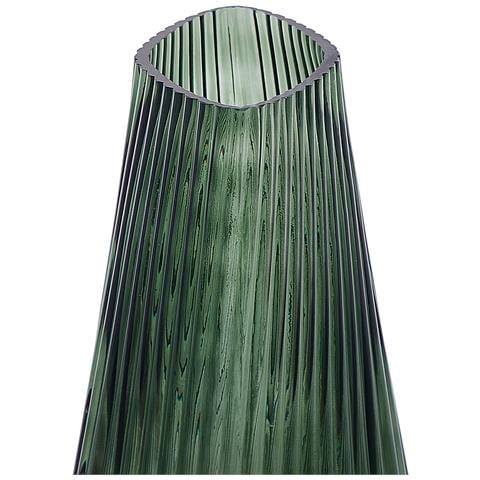 Vaso Da Fiori Marpissa Vetro Verde Scuro - Foto 2