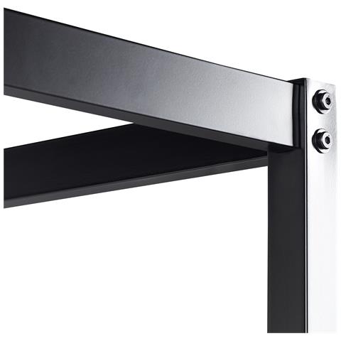Letto A Baldacchino Metallo Lestards 160 X 200 Cm Nero - Foto 2