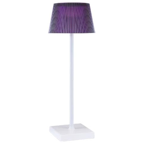 Lampada da Tavolo Ricaricabile LED 2W Viola - Foto 5