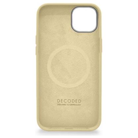 Cover Per Iphone 14 Plus Magsafe In Silicone Antimicrobica, Beige - Foto 2