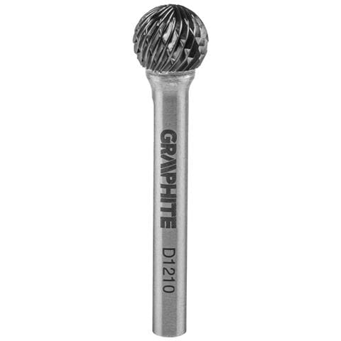 Fresa Per Metallo Hm, Tipo D (sferica), 12 X 10 Mm, Gambo 6 X 45 Mm - Foto 1