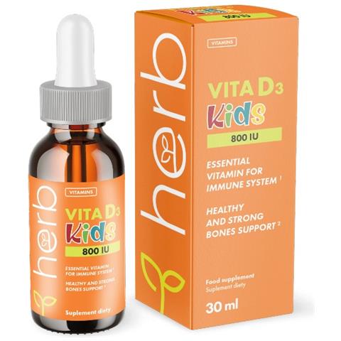 Vitamina D3 800 Ui Per Bambini 30 Ml Herb - Foto 1