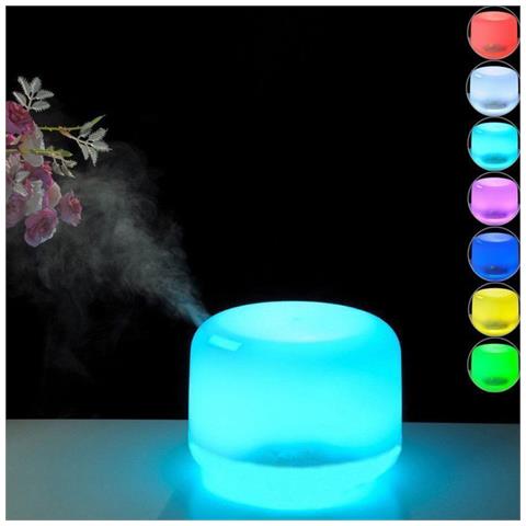 Diffusore Profumo Umidificatore Ambienti Led Rgb Aromaterapia Cromoterapia Benic - Foto 1