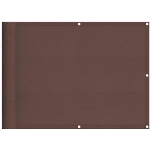 Paravento Da Balcone Marrone 75x700 Cm 100% Poliestere Oxford - Foto 2