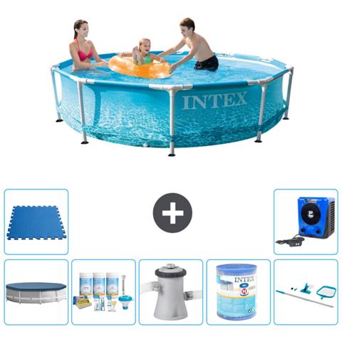 Piscina Fuori Terra - In Giro - 305x76 Cm - Blu - Include Accessori Coordinati A1352 - Foto 1
