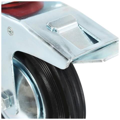 Ruote Girevoli Con Doppio Freno 4 Pz 160 Mm - Foto 5