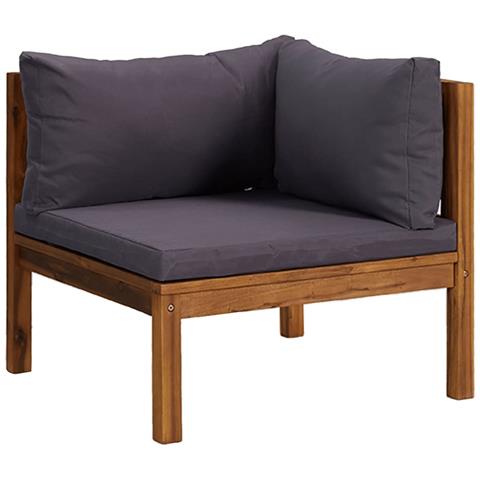 Lusso Casadino -  Set Divani Da Giardino 11 Pz Con Cuscini In Massello Di Acacia - Foto 2