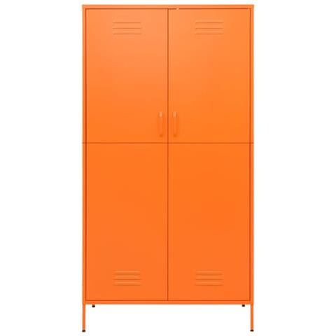 Lusso Casadino -  Armadio Arancione 90x50x180 Cm In Acciaio - Foto 2