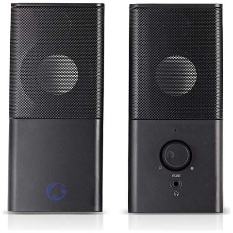 Altoparlanti Stereo Usb 2.0 Compatti Per Il Gioco E L'ufficio, Nero - Foto 2