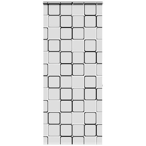 Tenda a Rullo Doccia Cassonetto 110x240 cm Larghezza Tessuto - Foto 1