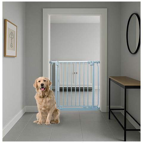 Bettacare Cancelletto Per Cani Elite Extra Alto, 71cm - 80cm, Grigio Opaco, Extra Alto Con 100cm Di Altezza - Foto 2
