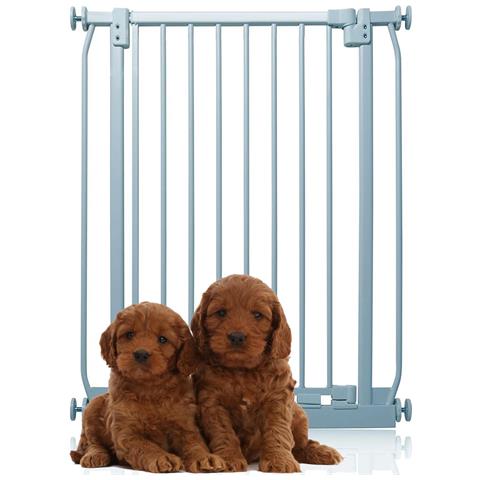 Bettacare Cancelletto Per Cani Elite Extra Alto, 71cm - 80cm, Grigio Opaco, Extra Alto Con 100cm Di Altezza - Foto 1