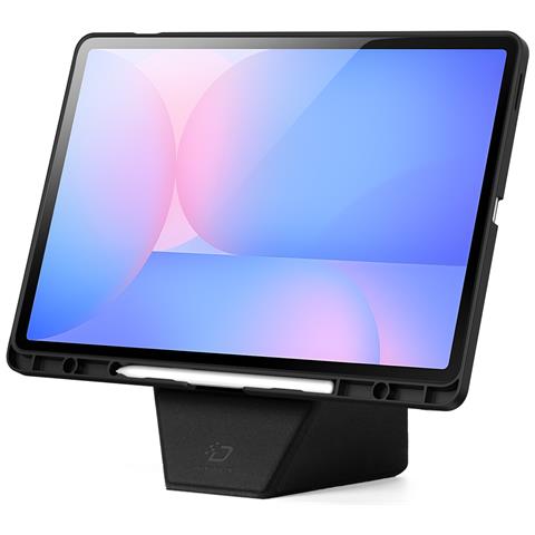 Cover per Galaxy Tab S10 FE+ - Pelle /PU, Nero - Foto 2