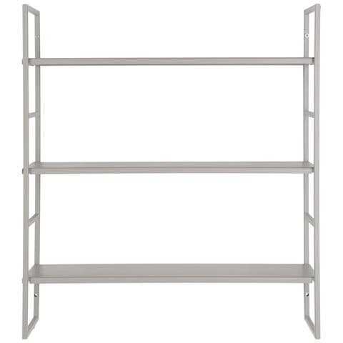 Mensola Beja-grigio-metallo-17x48x55 Cm - Foto 1