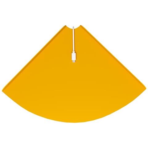 Mensola sospesa 2 pcs Giallo senape 30 x 30 x 2 cm - Foto 9