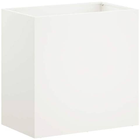 Vaso da giardino Bianco 50 x 30 x 50 cm - Foto 1