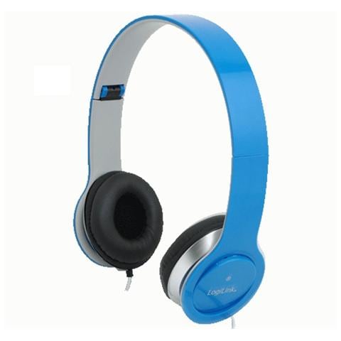 ICC SH-LBL - Cuffie Stereo Smile con Microfono Blu - Foto 1