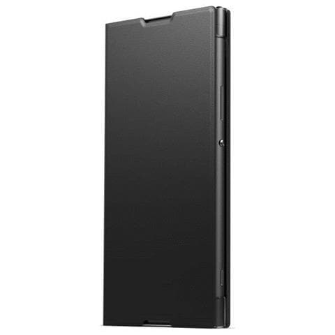 Flip Cover Custodia per Xperia XA1 Ultra in Pelle Colore Nero - Foto 2