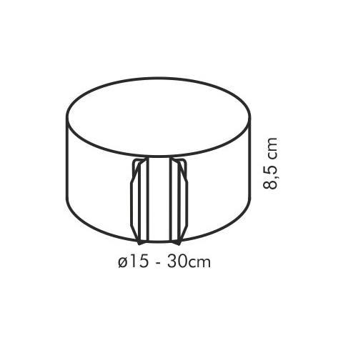 Anello Regolabile X Torte Tonde 1630cm Delicia - Foto 4