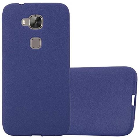 Custodia Compatibile Con Huawei G7 Plus / G8 / Gx8 In Frost Blu Scuro - Coperchio Protettivo In Silicone Tpu Flessibile - Foto 1