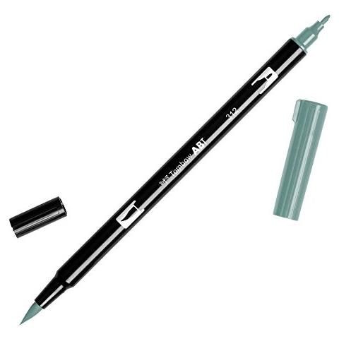 Abt 312 Doppia Punta: Pennello E Penna, Colore Verde (312 - Holly Green)  - Foto 1