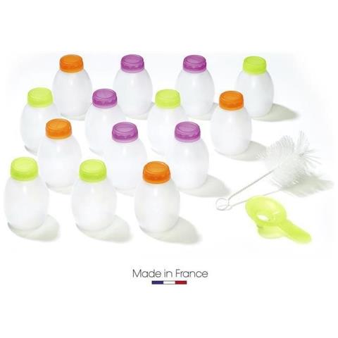 Kit di 14 bottiglie per yogurt Colore Trasparente - Foto 2