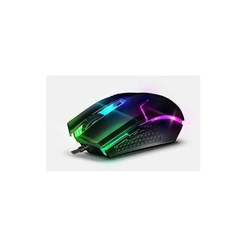 Mouse Gaming STARK-GM1200 LED Multicolore 6 Pulsanti 6400 DPI Cavo Rivestito in Tessuto - Foto 2