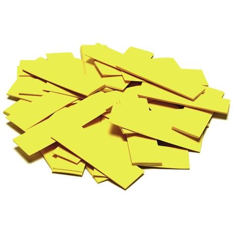 Slowfall Confetti Rectangular 55x18mm, Yellow, 1kg - Foto 1