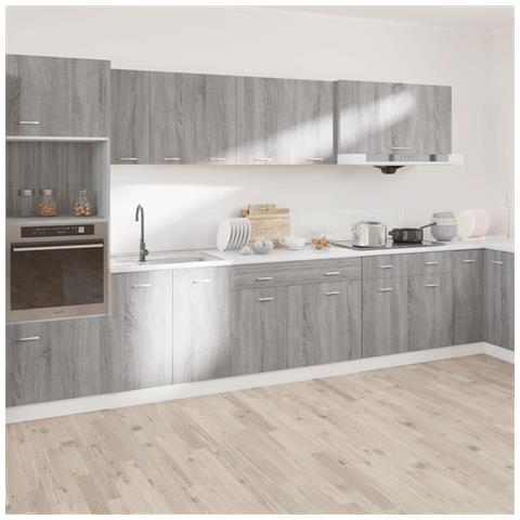 Mobile con Cassetto “Lyon” Grigio Sonoma 50x46x81,5 - Foto 2