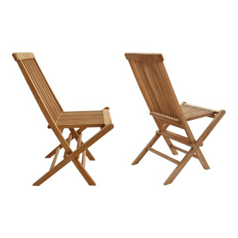 Set Di 4 Sedie Da Giardino In Teak Lombok - Foto 12