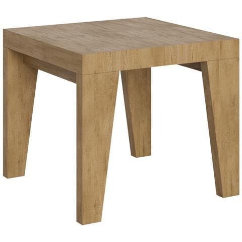 Tavolo Allungabile 90x90/246 Cm Naxy - Quercia Natura - Foto 5