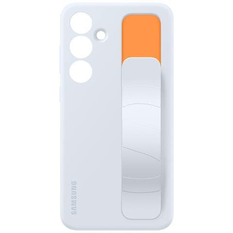 Cover Per Samsung Galaxy S24 Standing Grip Cinturino E Supporto, Celeste - Foto 1