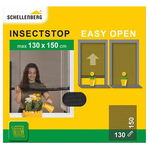 Zanzariera Easy Open Antracite (130 X 150 Cm) - Foto 1