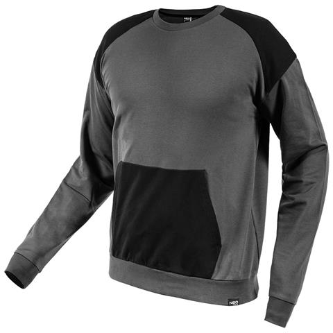 Felpa Comfort, Grigia E Nera, Taglia Xxxl - Foto 1