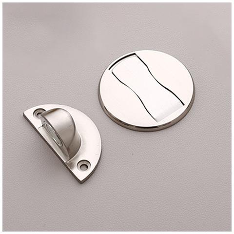 Fermaporta Anticollisione Con Forte Aspirazione Silver - Foto 5