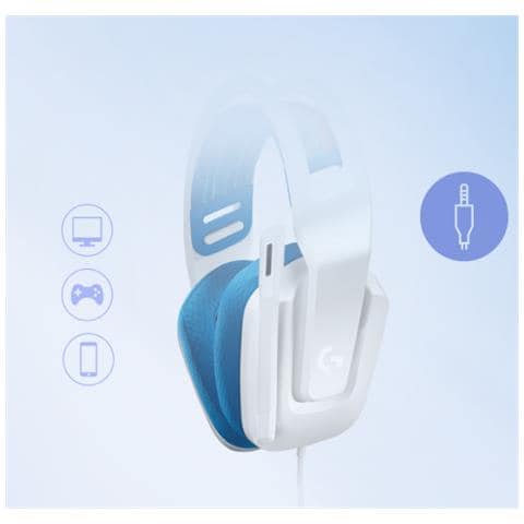 Cuffie da Gioco G335 100 Hz / 10 KHz Colore Bianche - Foto 2