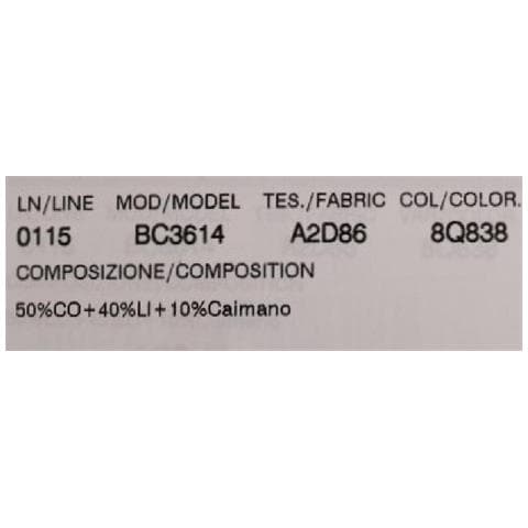 Cintura In Pelle Di Lino Nero Cayman - 95 Cm / 38 Inches - Foto 5