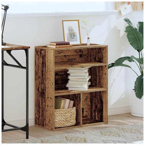 Libreria Legno Antico 60x30x71,5 Cm In Legno Multistrato - Foto 3