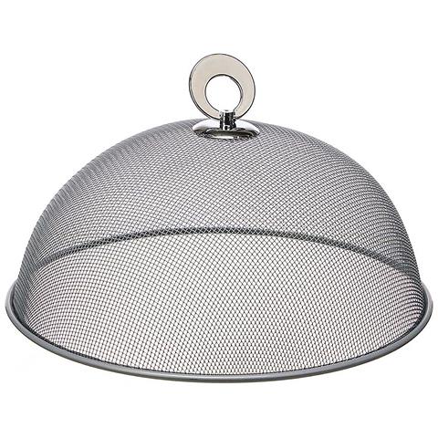 Coperchio In Acciaio Inossidabile Con Griglia Per Piatti Da 25 Cm. - Foto 1