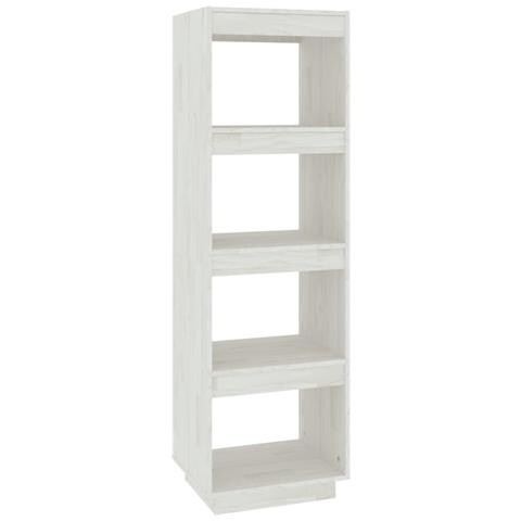 Lusso Casadino - Libreria/divisorio Bianco 40x35x135cm In Legno Massello Di Pino - Foto 1