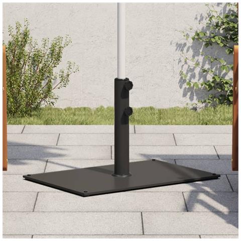 Lusso Casadino -  Base Per Ombrellone Per Pali Ø32/38/48 Mm 15 Kg Rettangolare - Foto 8