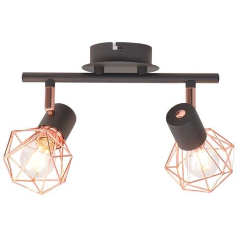 Lusso Casadino -  Plafoniera Con 2 Lampadine A Led A Incandescenza 8 W - Foto 1