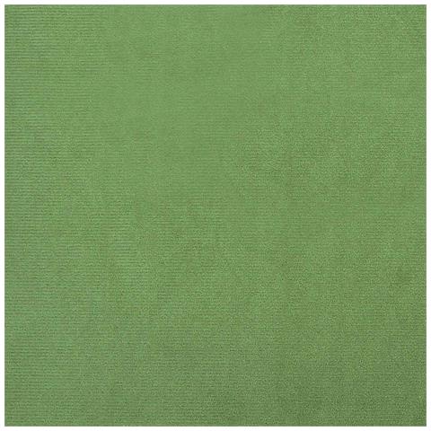 Divano da giardino con panca e cuscini in velluto verde chiaro L, Divano a 3 posti con chaise in velluto verde chiaro 160 cm, Panca verde chiaro 113x57x39 cm in velluto - Foto 9