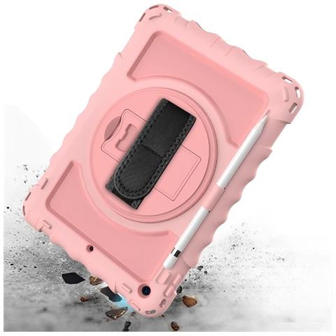 Custodia Per Ipad 9/8/7 10.2"" Con Supporto E Tracolla Rosa - Foto 2