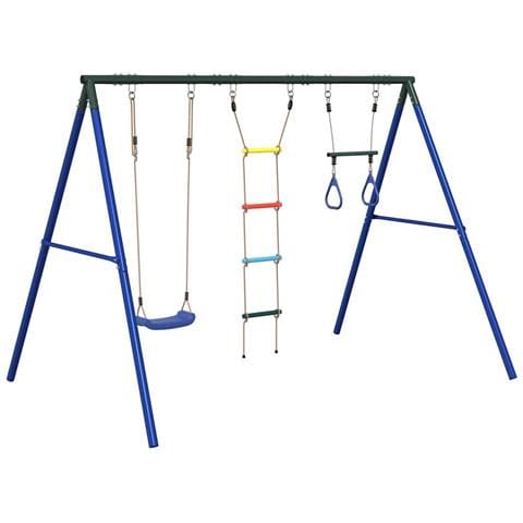 Set Gioco da Esterno con Altalena,Trapezio e Scala - Foto 1