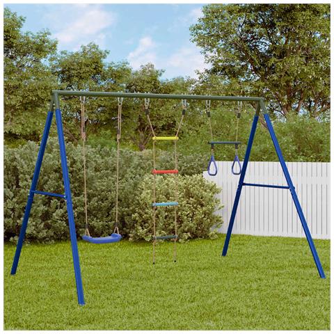 Set Gioco da Esterno con Altalena,Trapezio e Scala - Foto 2