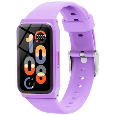 Smartwatch Multifunzionale Con Monitoraggio Frequenza Cardiaca E Ossigeno Nel Sangue, Compatibile Con L'app Hry Fine Purple - Foto 1