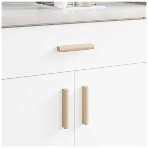 Maniglia Dritta 587 pcs Colore Legno Naturale 130 x 25 x 30 mm - Foto 2